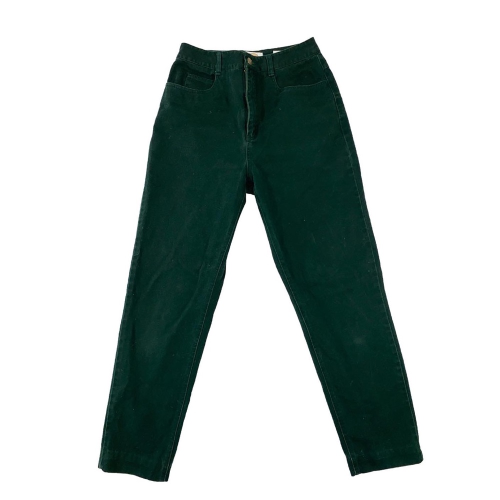 VINTAGE TALBOTS HUNTER GREEN HIGH WAISTED PANTS